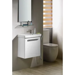 Pesuallas Interia Luxa 550 x 300 mm valkoinen keraaminen, oikea