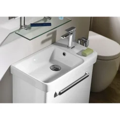 Pesuallas Interia Luxa 550 x 300 mm valkoinen keraaminen, oikea