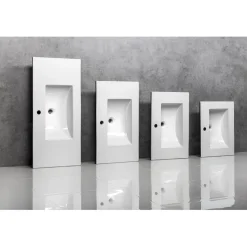 Pesuallas Interia Slim 70x46,5 cm, valkoinen
