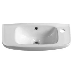 Pesuallas Interia 10TP70051 valkoinen seinään kiinnitettävä 510 X 220 X 160 mm