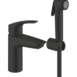 Pesuallashana bidé-suihkulla Grohe Eurosmart, mattamusta