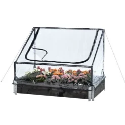 Pienoiskasvihuone lavakaulukselle Hortus 115x76x40/70 cm