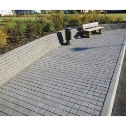 Pihakivi Lakka Nupukivi 60 138 x 138 mm harmaa