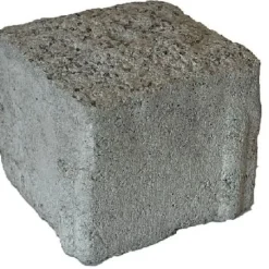 Pihakivi Rudus Artik-noppa, 92x92x80mm, profiloitu, hienopesty, harmaa