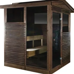 Pihasauna Kota, 4m², Narvi NC 16 -kiuaspaketilla