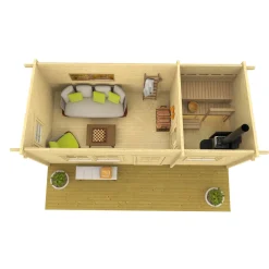Pihasauna Tene Moderni 26, 16m²