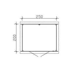 Pihavaja Skan Holz Korfu 5 m²