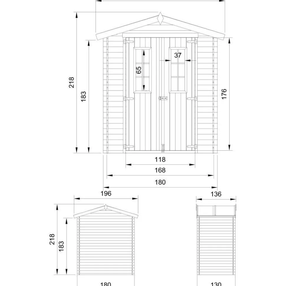 Pihavaja Timbela M320C-M369C, harjakatto, eri vaihtoehtoja