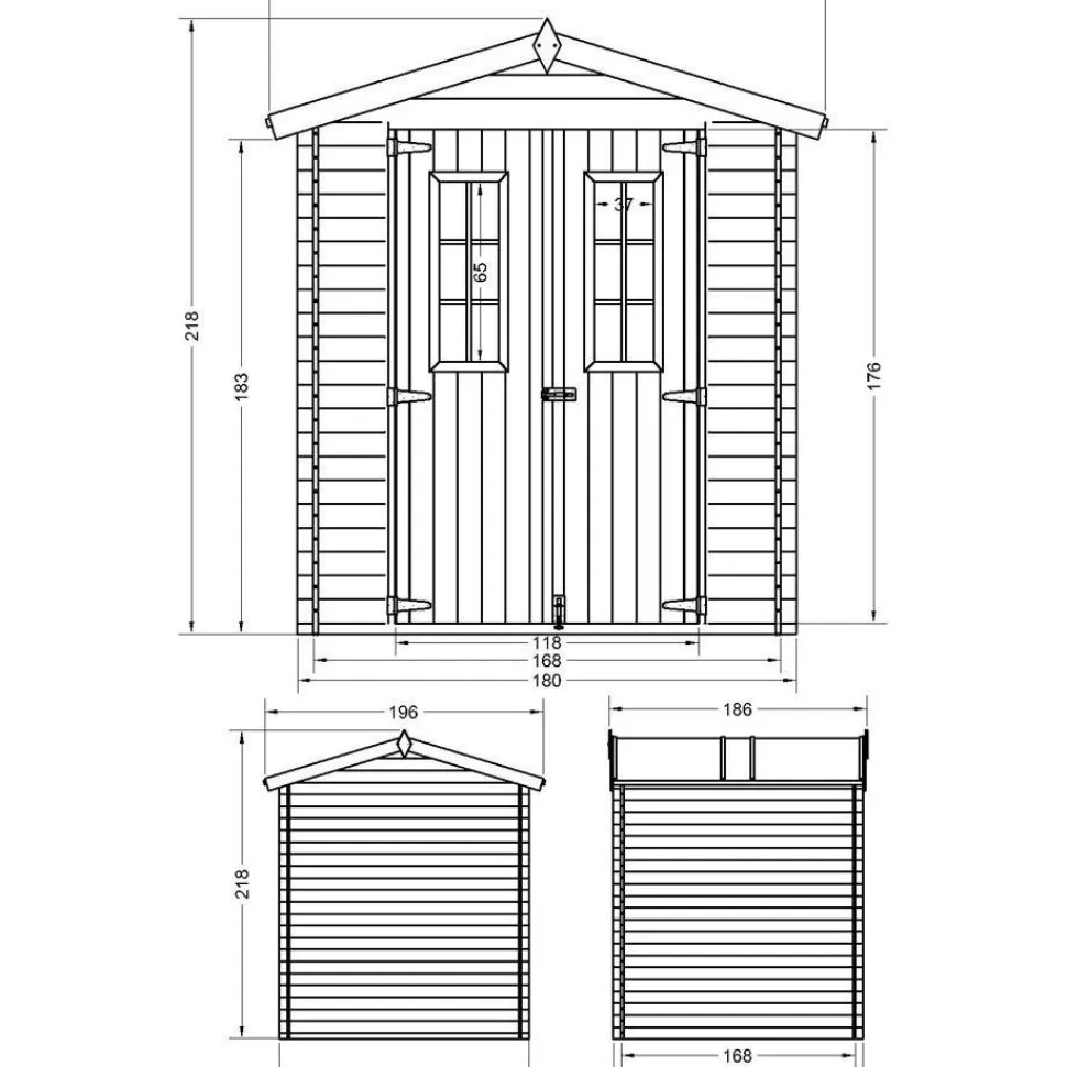 Pihavaja Timbela M320C-M369C, harjakatto, eri vaihtoehtoja