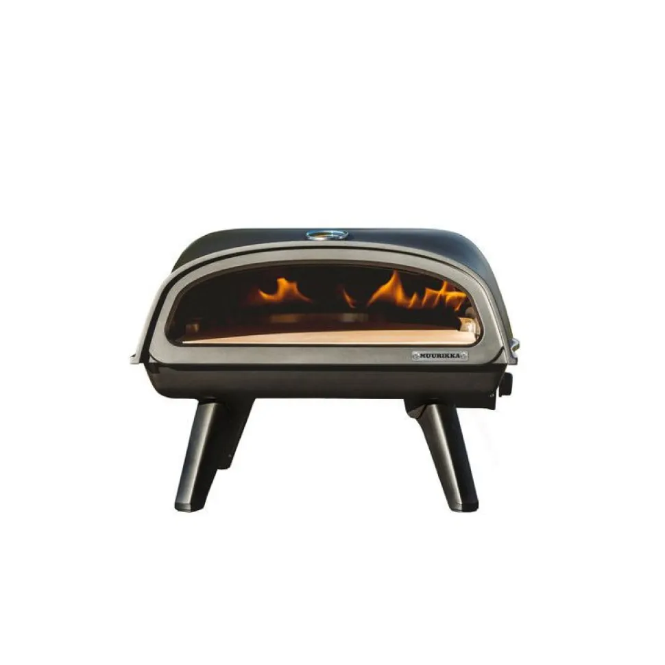 Pizzauuni Muurikka 16", kaasu, musta