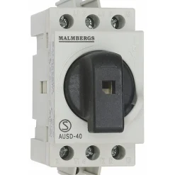 Pääkytkin Malmbergs 40A 3-napainen 2 moduulia