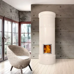Pönttöuuni Tiileri Aino Lilja 1650-2250x750mm varaava