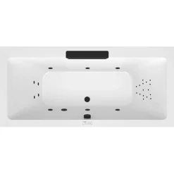 Poreamme Interia Cascata Highline Hydro, 1850x850x450mm, 290l, musta/valkoinen