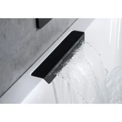 Poreamme Interia Cascata Highline Hydro, 1850x850x450mm, 290l, musta/valkoinen