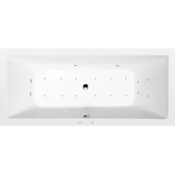 Poreamme Interia Krysta Active Hydro-Air, 1800x700x390mm, 200l, valkoinen