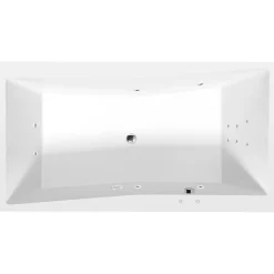 Poreamme Interia Quest Attraction Hydro, 1800x1000x490mm, 447l, valkoinen