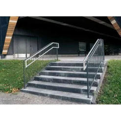 Porraskivi 400x400x130 mm sileä musta