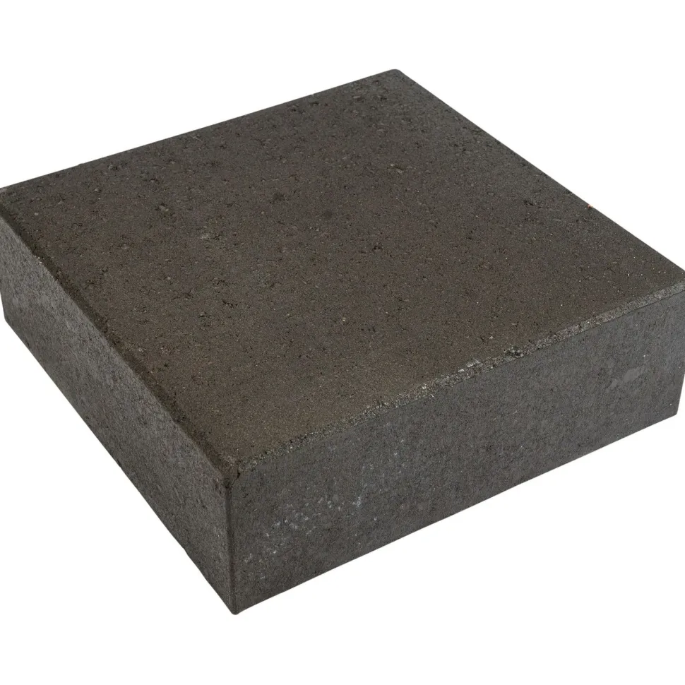 Porraskivi 400x400x130 mm sileä musta