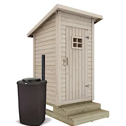 PremiumPuucee-paketti VOL1.1. 1.5m², sis. Miljöökoriste Puucee ja Biolan Kompostikäymälä Eco