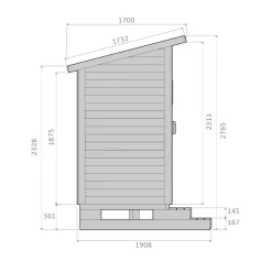 PremiumPuucee-paketti VOL1.1. 1.5m², sis. Miljöökoriste Puucee ja Biolan Kompostikäymälä Eco