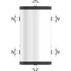 Puskurivaraaja Flamco Flextherm PS-H+ 50, teräs, 10bar