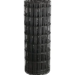 Puutarha-aita Hortus 5x10cm 1x25m 0% PVC musta