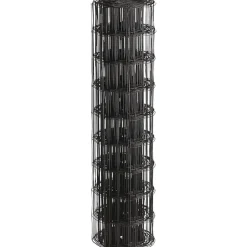 Puutarha-aita Hortus 10x10cm 0,9x25m 0% PVC musta