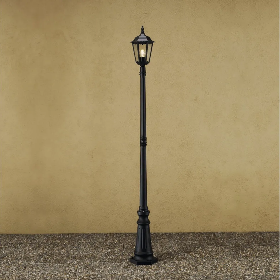 Pylväsvalaisin 7233-750 Firenze musta matta 2200 mm