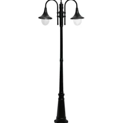 Pylväsvalaisin Kartano PKT-2U 2200 mm 2-osainen musta