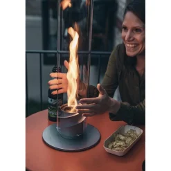 Pöytätakka Tiileri Spin 120, design, hopea