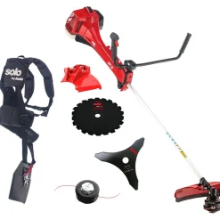 Raivaussaha Solo by AL-KO 151 B Premium Pro 50 cc + Pro-valjaat, siimapää, 3-lapaterä, raivausterä