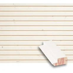 Rimapaneeli Tuuli Indoor 28x58x4200mm, kuusi, valkolakattu