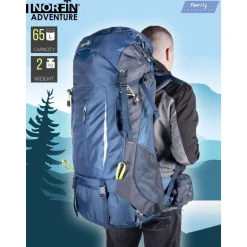 Rinkka Norfin Adventure, säädettävä kantojärjestelmä, sininen, eri kokoja