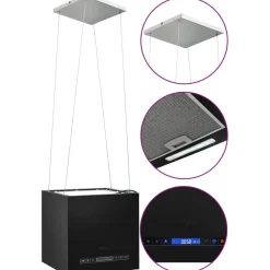 Ripustettava liesituuletin LCD 37 cm jauhemaalattu teräs