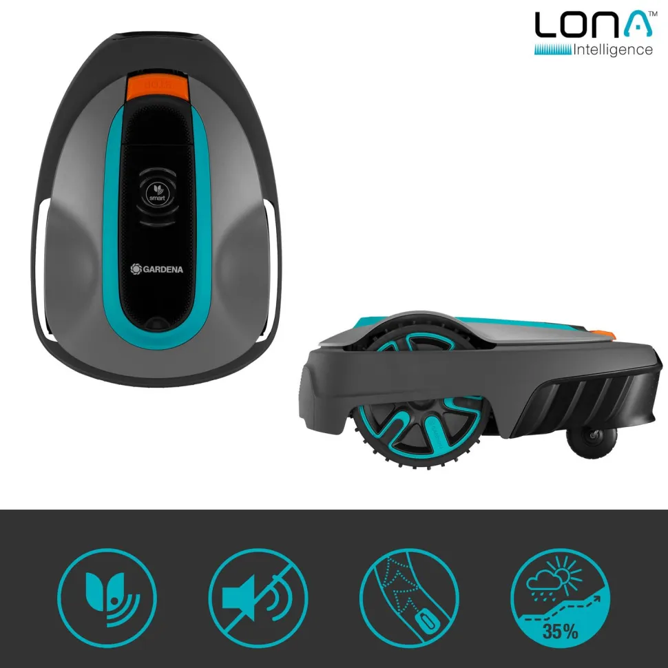 Robottiruohonleikkuri Gardena Smart Sileno City 500 Lona 500 m²