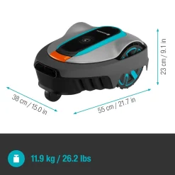 Robottiruohonleikkuri Gardena Smart Sileno City 500 Lona 500 m²