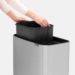 Roska-astia Brabantia Bo Touch 11+23 L Matt Steel Fingerprint Proof