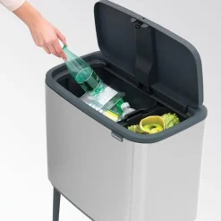 Roska-astia Brabantia Bo Touch 11+23 L Matt Steel Fingerprint Proof