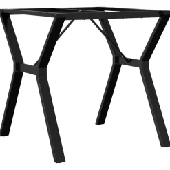 Ruokapöydän jalat Y-muoto 70x70x73 cm valurauta (57932)