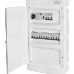 Ryhmäkeskus Malmbergs 3x12 modulia, IP40, uppoasennus