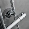 Sadesuihkusetti Bathlife Glimma, termostaattihanalla, hierova suihku, suihkupää ⌀200mm, kromi
