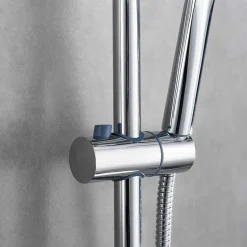 Sadesuihkusetti Bathlife Glimma, termostaattihanalla, hierova suihku, suihkupää ⌀200mm, kromi