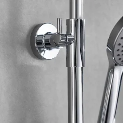 Sadesuihkusetti Bathlife Glimma, termostaattihanalla, hierova suihku, suihkupää ⌀200mm, kromi