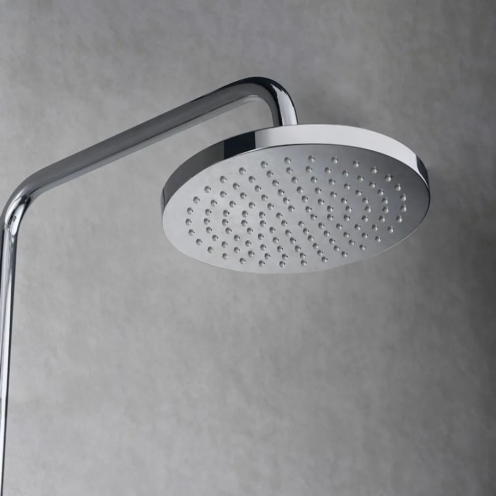 Sadesuihkusetti Bathlife Glimma, termostaattihanalla, hierova suihku, suihkupää ⌀200mm, kromi