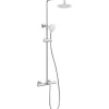 Sadesuihkusetti Bathlife Brusa, termostaattihanalla, suihkupää ⌀240mm, juoksuputkella, kiiltävä kromi