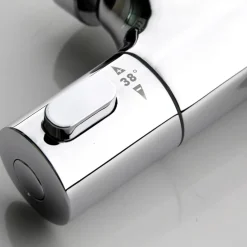Sadesuihkusetti Bathlife Brusa, termostaattihanalla, suihkupää ⌀240mm, juoksuputkella, kiiltävä kromi
