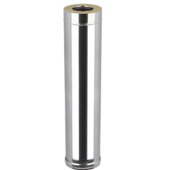 Saunan Piippu Jeremias ECO 1000 mm jatko-osa Ø115 mm rst