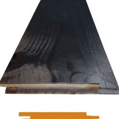 Saunapaneeli Aarni STS-3, 14x120mm, TK kuusi, ympäripontattu, saunasuojattu, musta, eri pituuksia