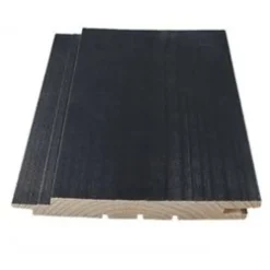 Saunapaneeli Aarni STS-3, 14x120mm, TK kuusi, ympäripontattu, saunasuojattu, musta, eri pituuksia
