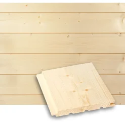 Saunapaneeli Tuuli Sauna STS4, 15x145mm, TK, kuusi, puuvalmis
